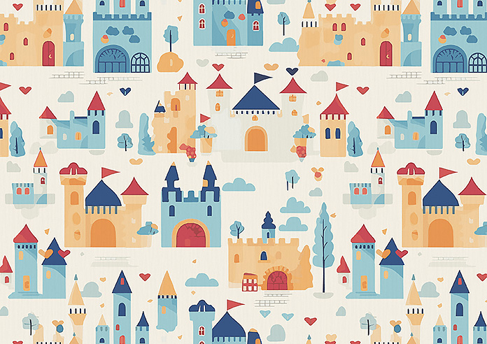 Magic Castle, Coronation - Twist&Fit Roman Blind - Image 7